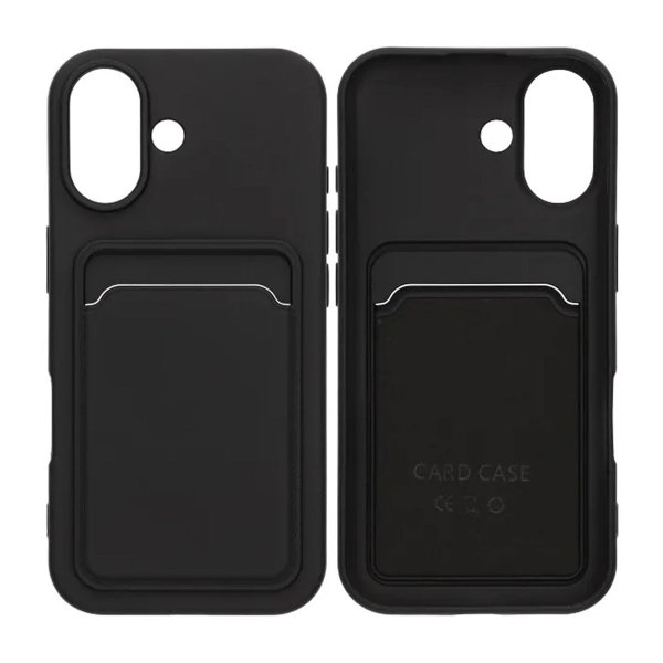 iPhone 17 Deksel Kortholder Svart