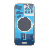 iPhone 15 baksideglass med magnet og kameralinse - grønn