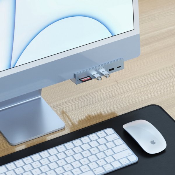 Satechi USB-C Clamp Hub Blå