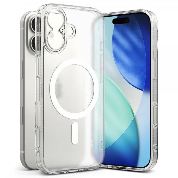 Ringke iPhone 17 Deksel Fusion Magnetic Matte Transparent