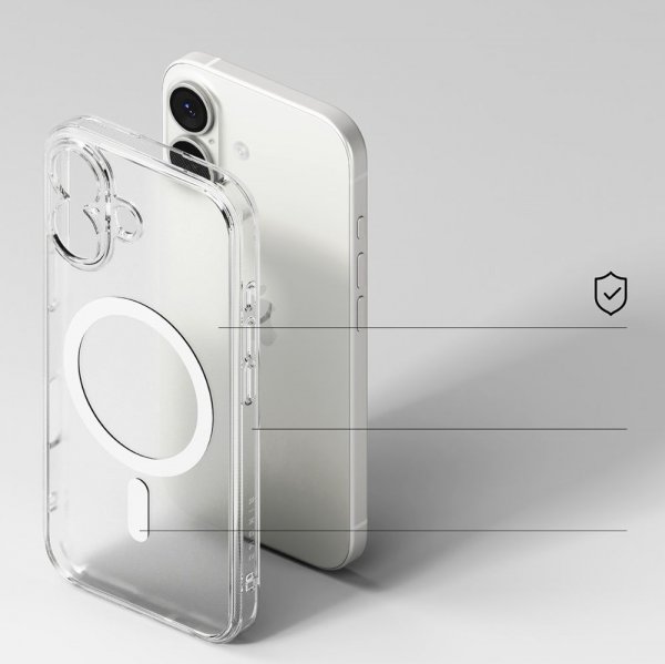 Ringke iPhone 17 Deksel Fusion Magnetic Matte Transparent