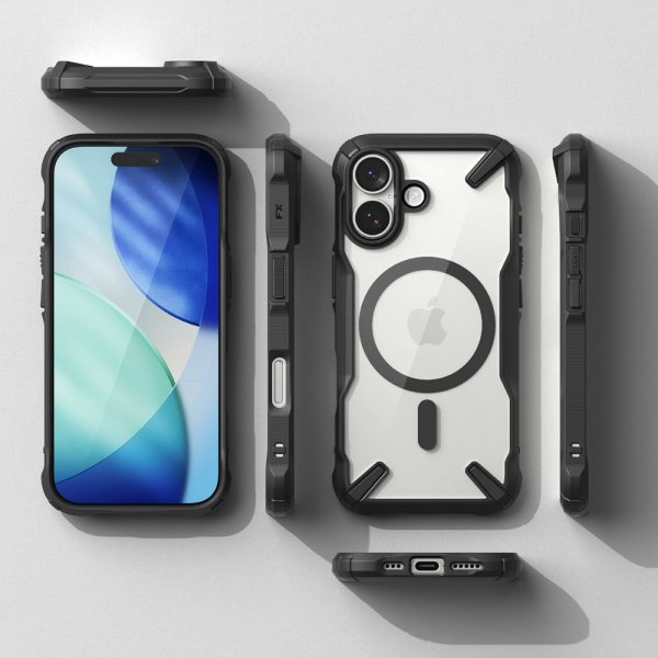 Ringke iPhone 17 Deksel Fusion X Magnetic Svart
