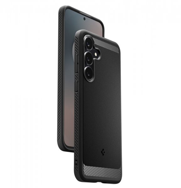Spigen Samsung Galaxy S25 FE Deksel Rugged Armor Matte Black
