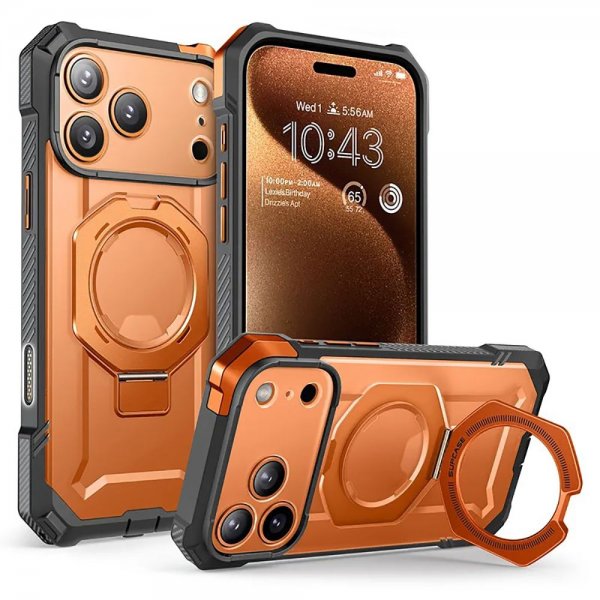 Supcase iPhone 17 Pro Max Deksel UB Grip MagSafe Oransje