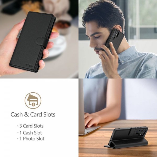 Tech-Protect Xiaomi 15T Pro Etui Wallet Svart