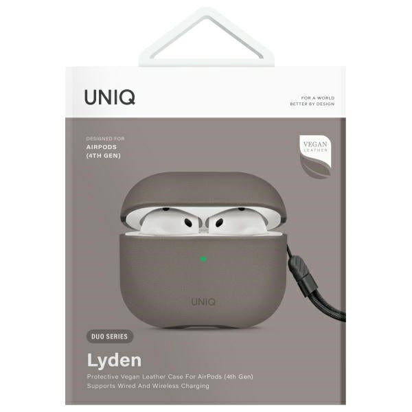 UNIQ AirPods 4 Deksel Lyden DS Grå