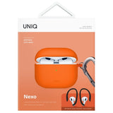 UNIQ AirPods 4 Deksel Earhooks Nexo Oransje