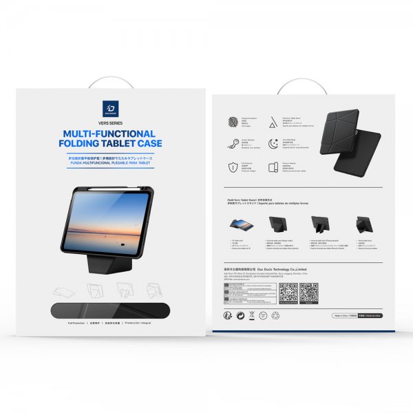 Dux Ducis iPad Pro 11 (M4/M5) Etui Vers Series Svart