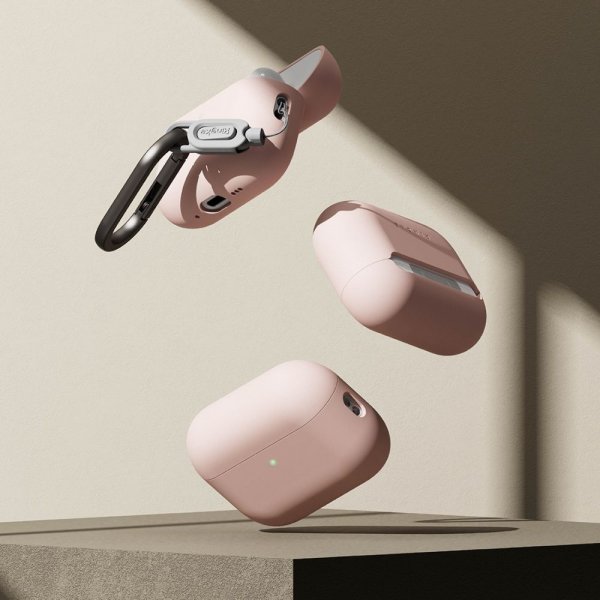 Ringke AirPods Pro 3 Deksel Silikoni Pink Sand