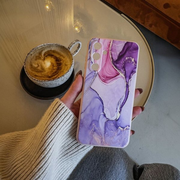 Tech-Protect Xiaomi Redmi 15C Deksel Icon Pink Marble