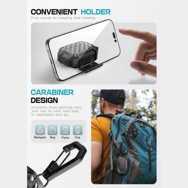 Supcase AirPods Pro 3 Deksel UB Pro MagSafe Svart