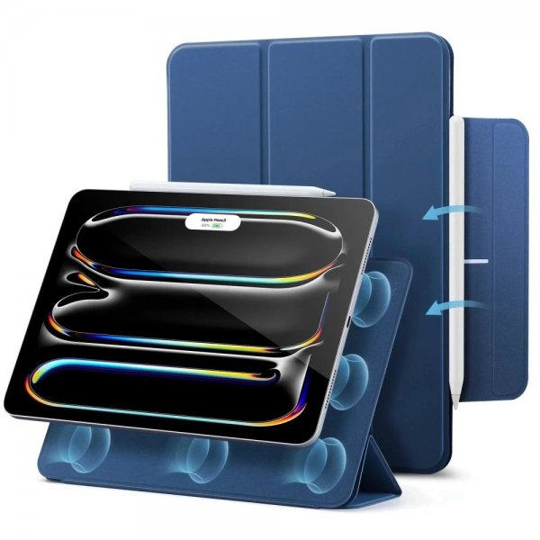 ESR iPad Pro 11 (M4/M5) Etui Rebound Magnetic Blå