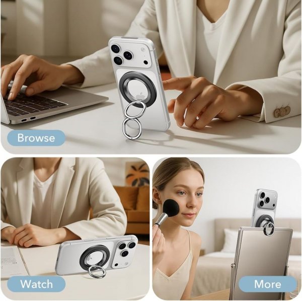ESR MagSafe Holder HaloLock Phone Holder Svart