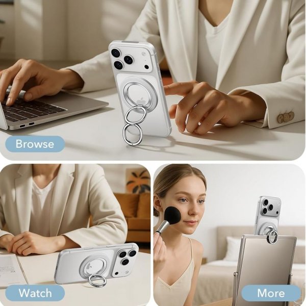 ESR MagSafe Holder HaloLock Phone Holder Hvit