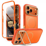 Supcase iPhone 17 Pro Deksel Ares Flip MagSafe Oransje