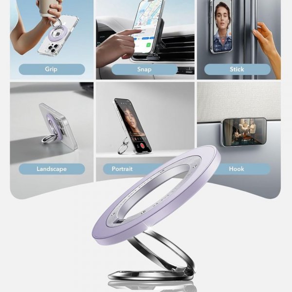 ESR MagSafe Holder HaloLock Phone Holder Lilla