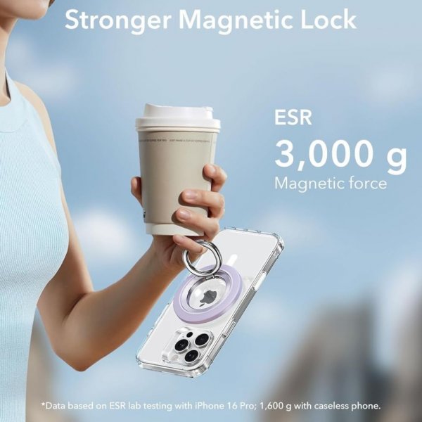 ESR MagSafe Holder HaloLock Phone Holder Lilla