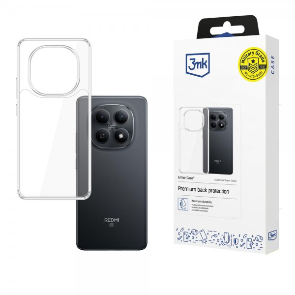 3mk Xiaomi Redmi Note 15/Xiaomi Redmi Note 15 5G Deksel Armor Case Transparent