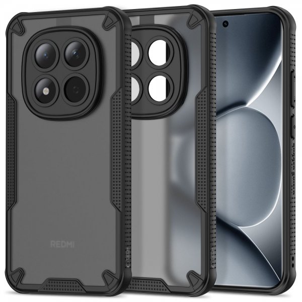 Tech-Protect Xiaomi Redmi Note 15 Pro+ 5G Deksel Rugged Shield Svart