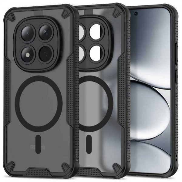 Tech-Protect Xiaomi Redmi Note 15 Pro 5G Deksel Rugged Shield MagSafe Svart