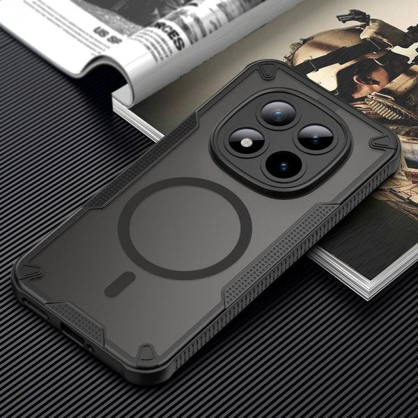 Tech-Protect Xiaomi Redmi Note 15 Pro+ 5G Deksel Rugged Shield MagSafe Svart