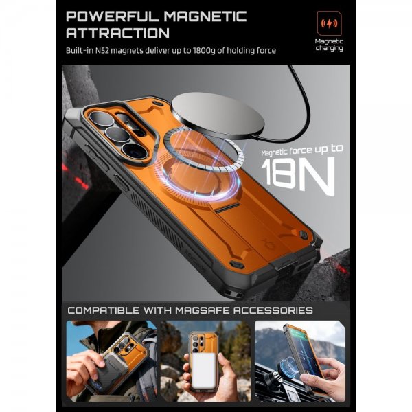 Supcase Samsung Galaxy S26 Ultra Deksel UB Pro MagSafe Oransje