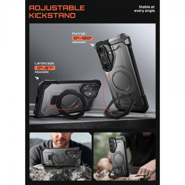 Supcase Samsung Galaxy S26 Deksel UB Grip MagSafe Svart