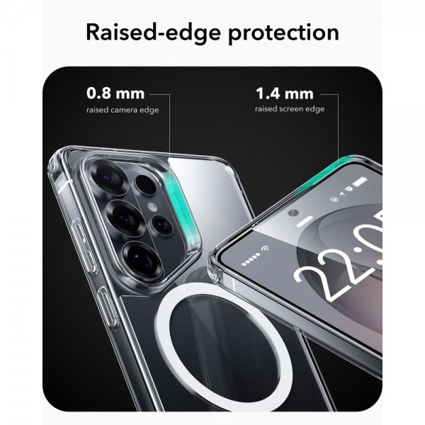 ESR Samsung Galaxy S26 Ultra Deksel Classic Hybrid MagSafe Transparent