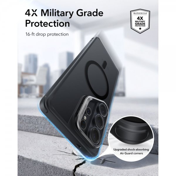 ESR Samsung Galaxy S26 Ultra Deksel Classic Hybrid Kickstand MagSafe Svart