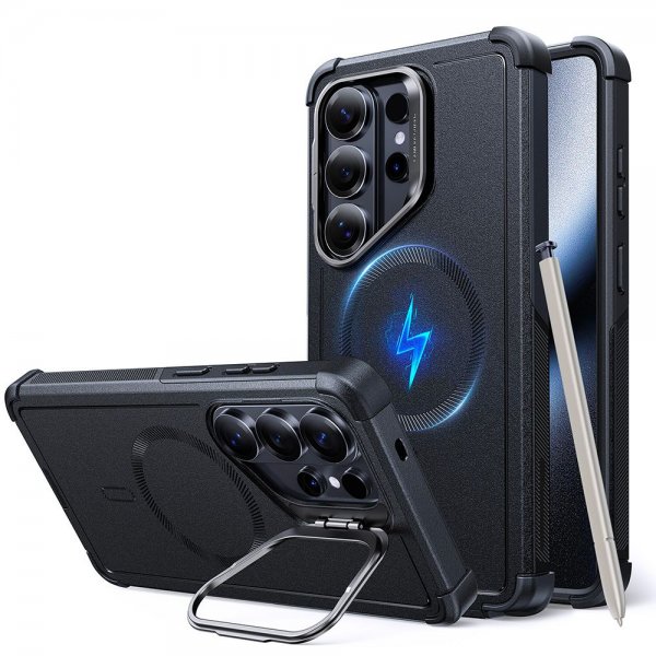 ESR Samsung Galaxy S26 Ultra Deksel Cyber ​​Tough Kickstand MagSafe Svart