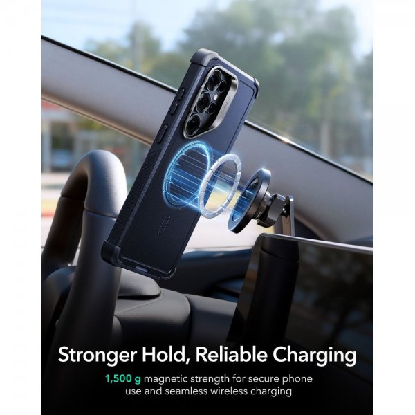 ESR Samsung Galaxy S26 Ultra Deksel Cyber ​​Tough Kickstand MagSafe Blå