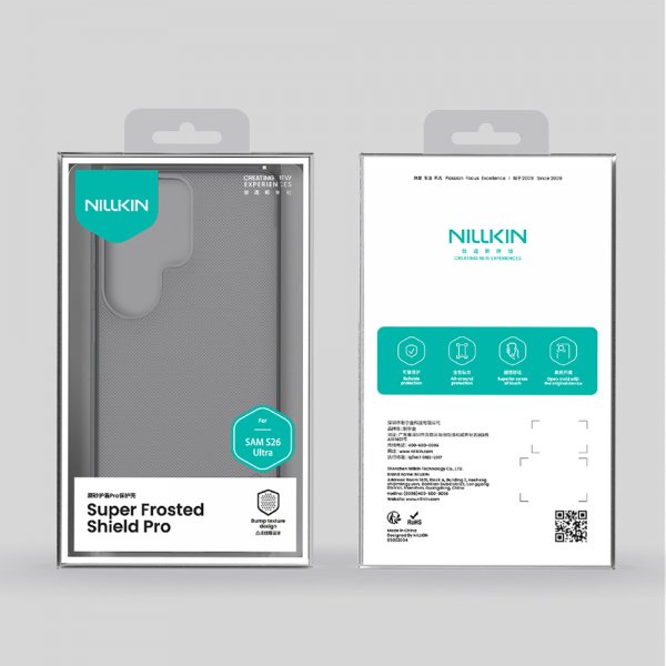 Nillkin Samsung Galaxy S26 Deksel Super Frosted Shield Pro MagSafe Transparent Svart