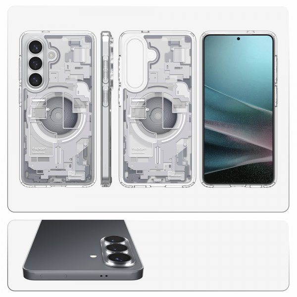Spigen Samsung Galaxy S26 Deksel Ultra Hybrid MagFit Zero One Hvit