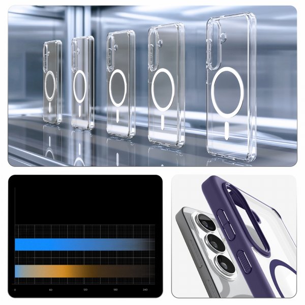Spigen Samsung Galaxy S26 Plus Deksel Ultra Hybrid MagFit Deep Purple