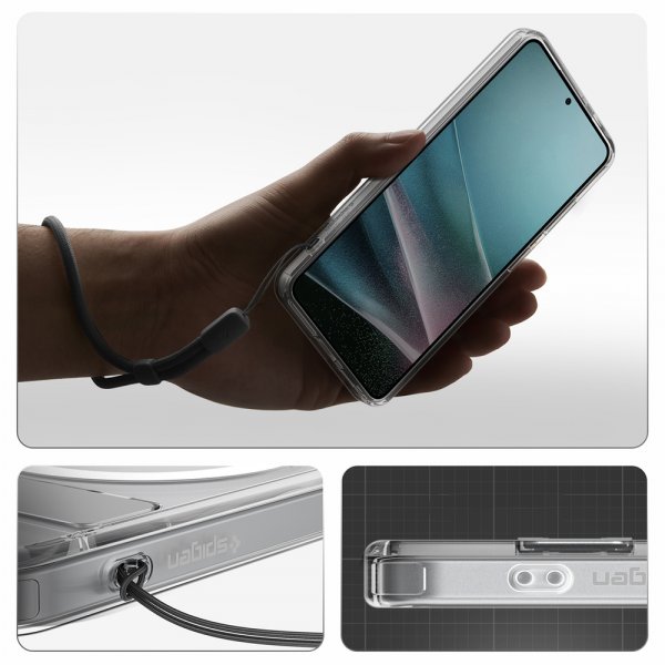 Spigen Samsung Galaxy S26 Plus Deksel Ultra Hybrid S MagFit Clear White