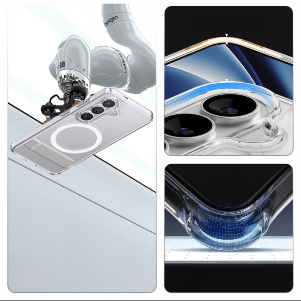 Spigen Samsung Galaxy S26 Plus Deksel Ultra Hybrid S MagFit Clear White