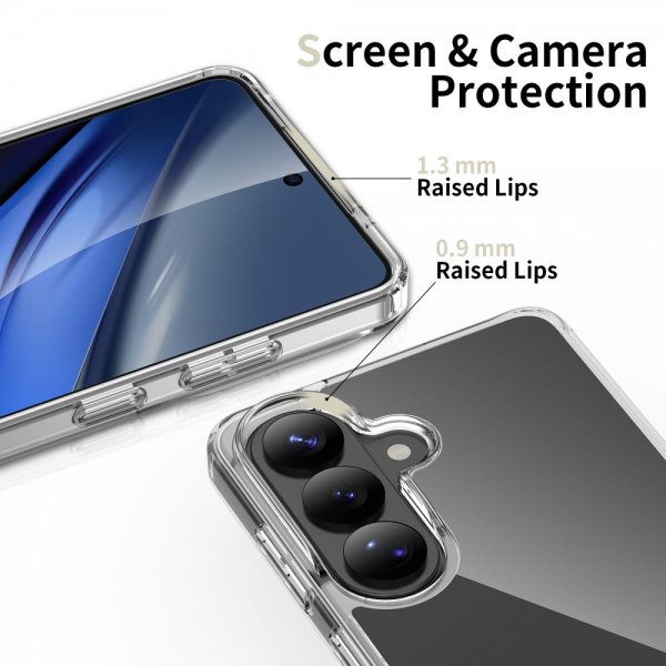 Tech-Protect Samsung Galaxy S26 Plus Deksel FlexAir Hybrid Transparent