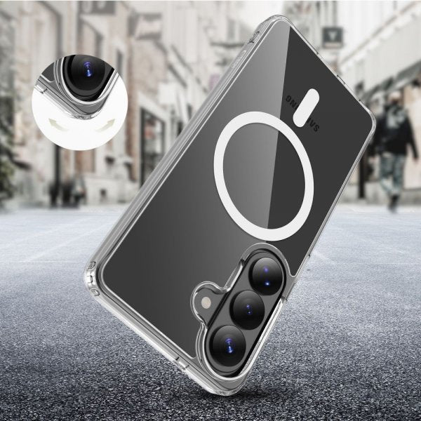 Tech-Protect Samsung Galaxy S26 Plus Deksel FlexAir Hybrid MagSafe Transparent