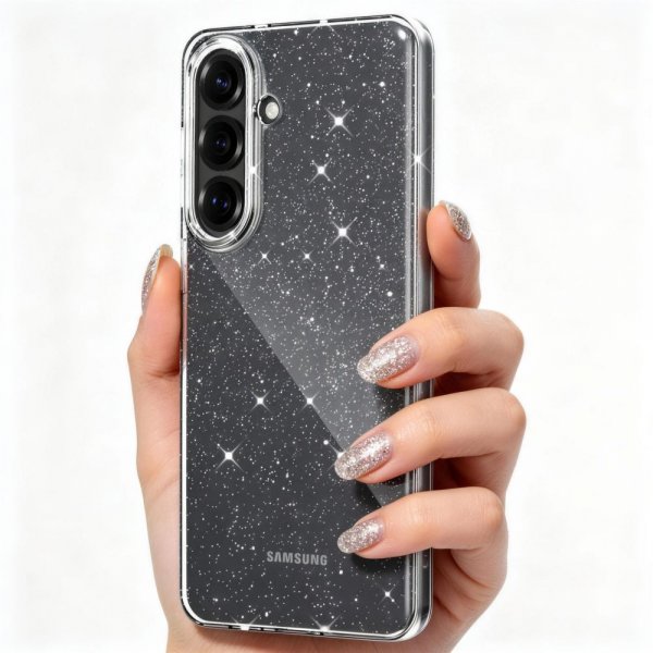 Tech-Protect Samsung Galaxy S26 Deksel FlexAir Transparent Glitter