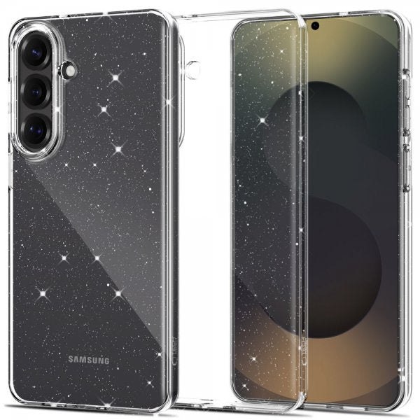 Tech-Protect Samsung Galaxy S26 Plus Deksel FlexAir Transparent Glitter