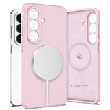 Tech-Protect Samsung Galaxy S26 Deksel Silicone MagSafe Rosa