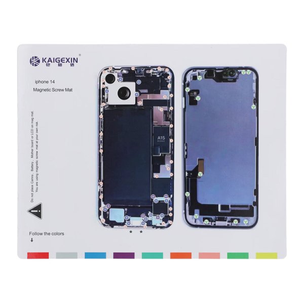 Magnetisk skruematte for iPhone 14
