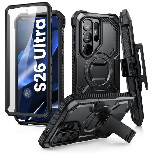 Supcase Samsung Galaxy S26 Ultra Deksel ArmorBox Clip MagSafe Svart