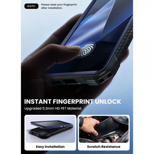 Supcase Samsung Galaxy S26 Ultra Deksel ArmorBox Clip MagSafe Blå