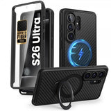 Supcase Samsung Galaxy S26 Ultra Deksel Cosmo MagSafe Kevlar Svart