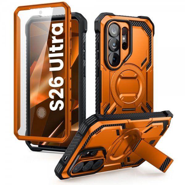 Supcase Samsung Galaxy S26 Ultra Deksel ArmorBox MagSafe Oransje