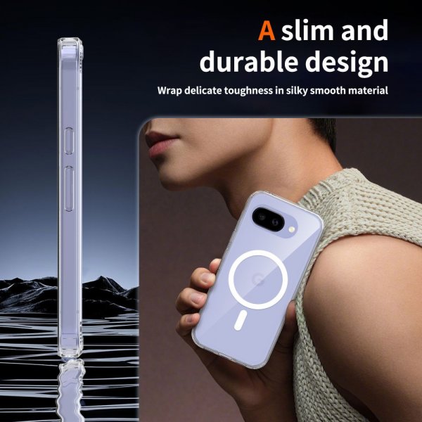 Tech-Protect Google Pixel 10a Deksel FlexAir Hybrid MagSafe Transparent
