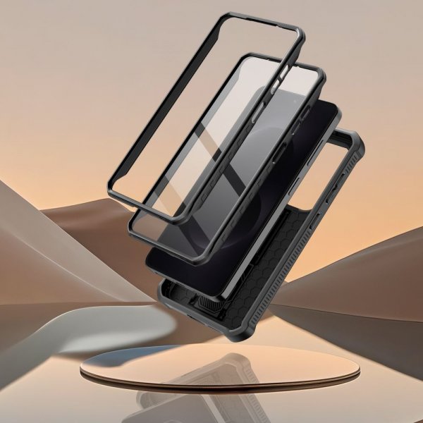 Tech-Protect Samsung Galaxy S26 Deksel Kevlar Cam+ Svart