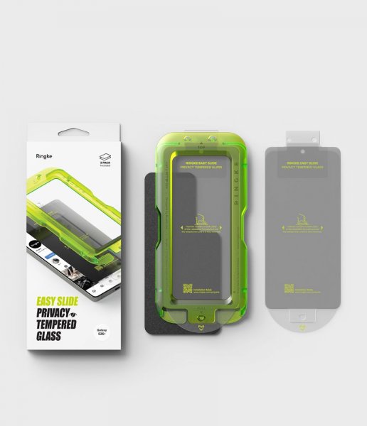 Ringke Samsung Galaxy S26 Plus Skjermbeskytter Easy Slide Privacy 2-pakning