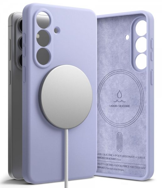 Ringke Samsung Galaxy S26 Deksel Silicone Magnetic Lilla